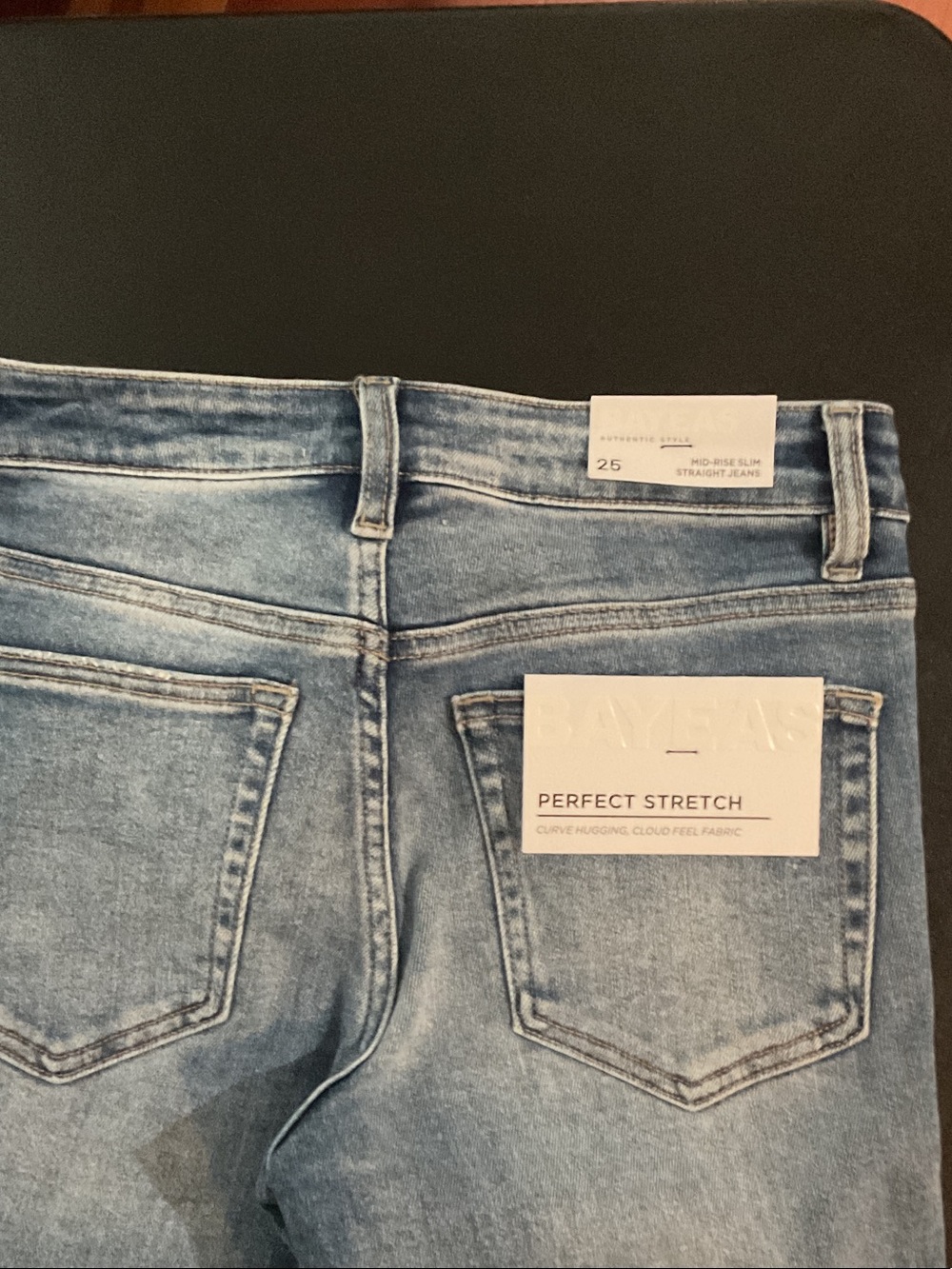 Perfect Stretch Light Blue Women’s Straight Leg Jeans